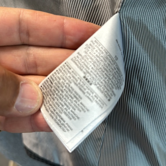 Banana Republic women’s wool poly blazer gray check size 10 - Picture 8 of 8